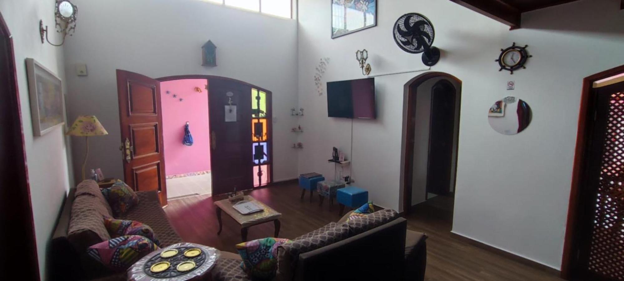 Casa Rosa De Peruibe - Casa De Temporada 3 Dormitorios, 10 Hospedes, Piscina, Wi-Fi, Netflix, 800 Metros Da Praia Экстерьер фото