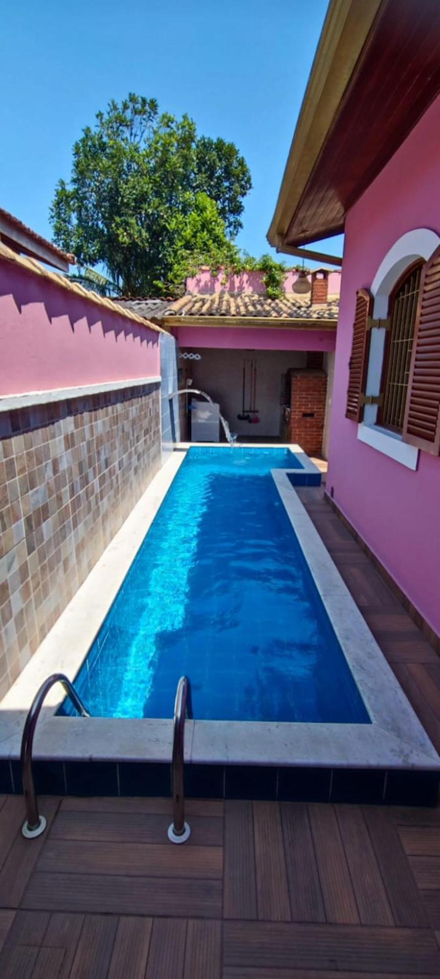 Casa Rosa De Peruibe - Casa De Temporada 3 Dormitorios, 10 Hospedes, Piscina, Wi-Fi, Netflix, 800 Metros Da Praia Экстерьер фото